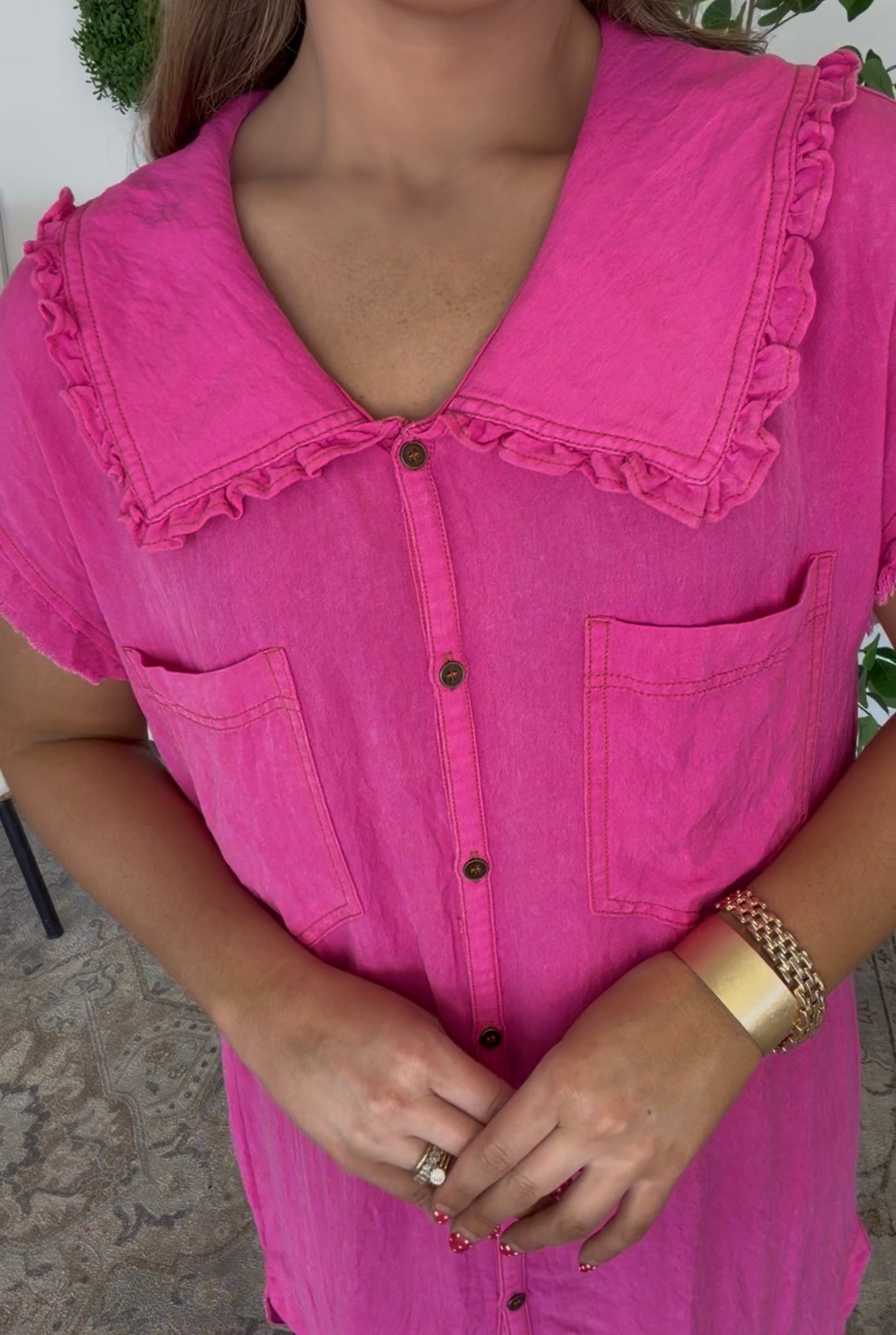 Pink Chambray Dress DEAL