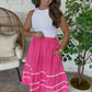 Pink Scallop Skirt DEAL