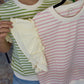 Ruffle Stripe Top- 2 COLORS- DEAL