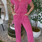 Joy Pink Jumpsuit