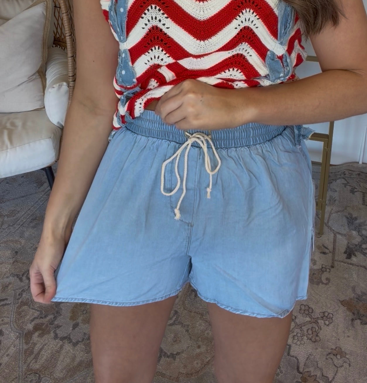 Chambray Shorts DEAL