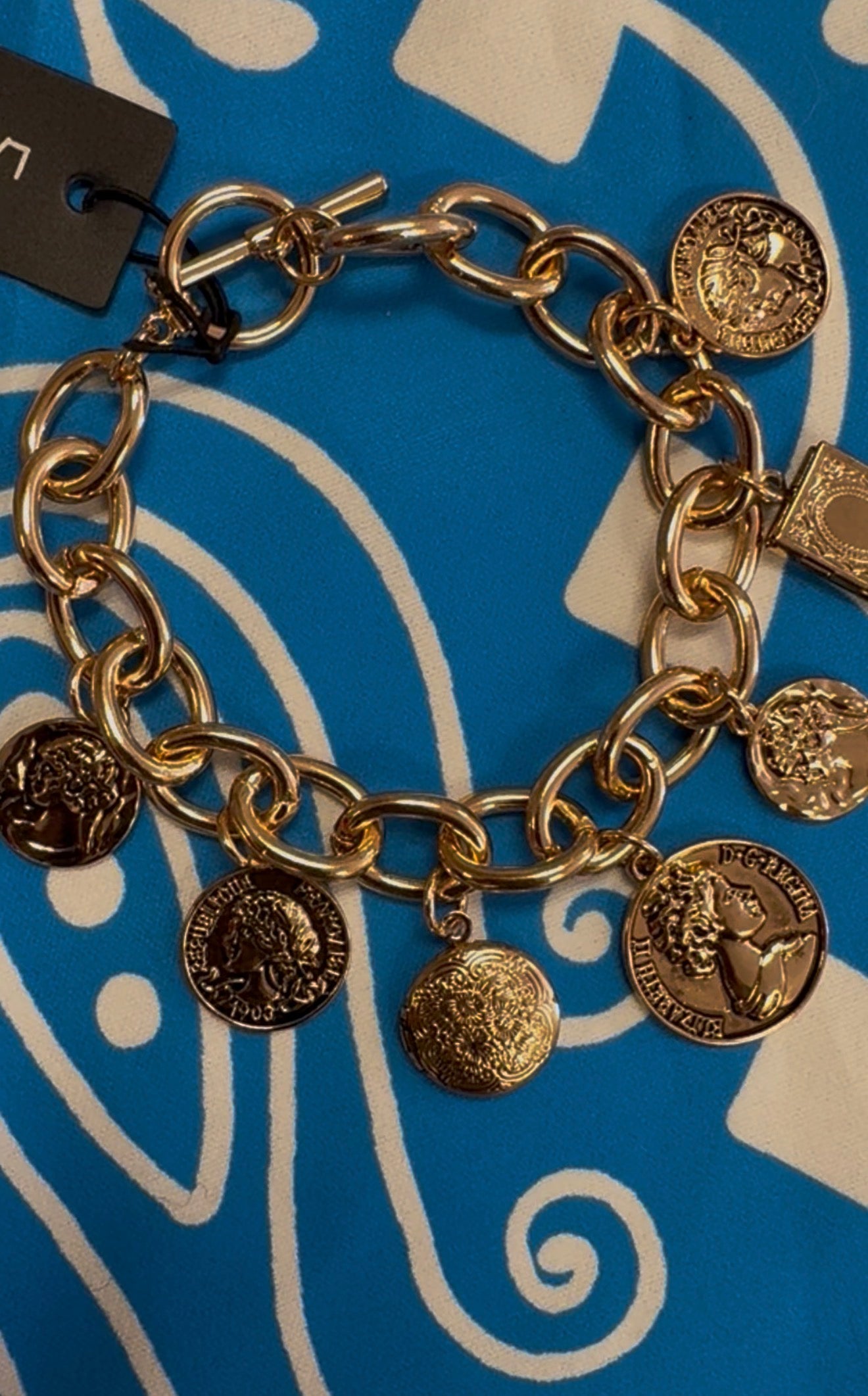 GOLD COIN BRACELET