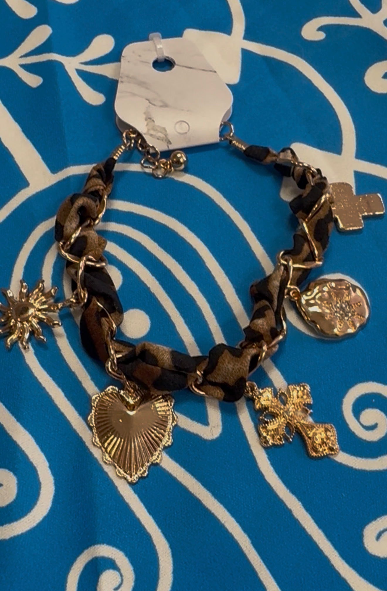 CHEETAH SCARF BRACELET