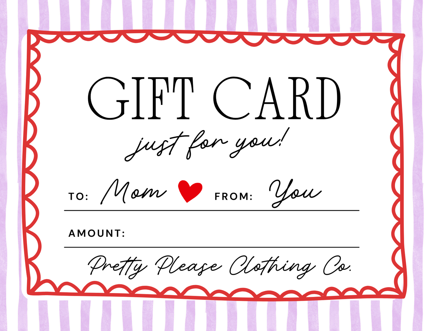 PPB MOTHERS DAY GIFT CARD